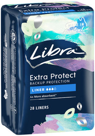 3 PACK OF Libra Liners Protect Active 28 Pack