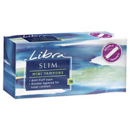 3 PACK OF Libra Slim Mini Tampons 16 Pack