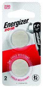 3 PACK OF Energizer Batteries Lithium 2016 (2 Pack)