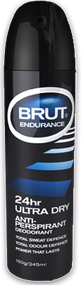 3 PACK OF Brut Endurance Antiperspirant Deodorant Spray 150g