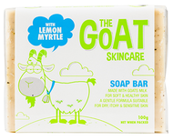3 PACK OF Goat Soap Bar With Lemon Myrtle 100G