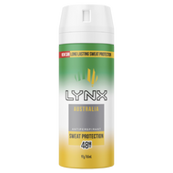 3 PACK OF Lynx Deodorant Antiperspirant Australia 165ml