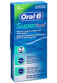 3 PACK OF Oral B Floss Super 50