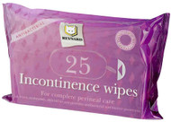 3 PACK OF Reynard Incontinence Wipes 25 Pk