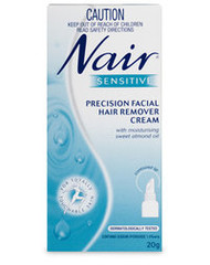 3 PACK OF Nair Facial Hair Remover Cream 20G