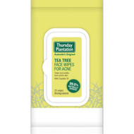 3 PACK OF Thursday Plantation Tea Tree Face Wipes For Acne 25 Wipes