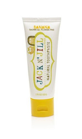 3 PACK OF Jack N Jill Natural Toothpaste Banana 50g