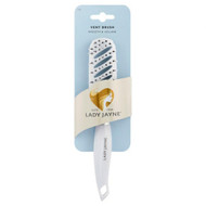 3 PACK OF Lady Jayne White Nylon Ball Tipped Vent Brush