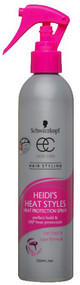 3 PACK OF Schwarzkopf Extra Care Heidi'S Heat Protection Spray 250Ml