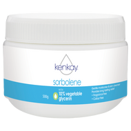3 PACK OF Kenkay Sorbolene With 10% Vegetable Glycerin Jar 500g