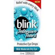 3 PACK OF Blink Intensive Tears Eye Drops 15Ml