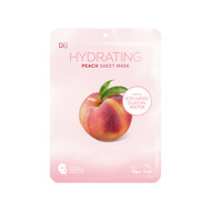 3 PACK OF Designer Brands Hydrating Peach With Icelandic Water Sheet Mask 1 Pack