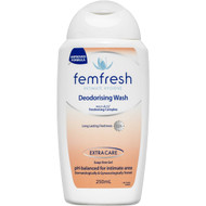 3 PACK OF Femfresh Deodorising Wash 250ml