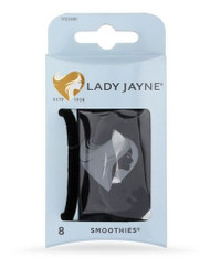 3 PACK OF Lady Jayne Smoothies Black Luxury Elastics 8 Pack
