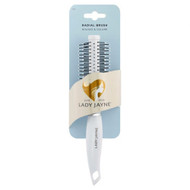3 PACK OF Lady Jayne White Nylon Ball Tipped Radial Brush