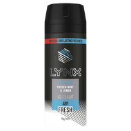 3 PACK OF Lynx Deodorant Body Spray Ice Chill 165ml