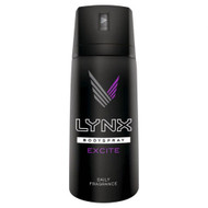 3 PACK OF Lynx Men Body Spray Excite 155ml