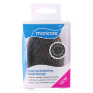 3 PACK OF Manicare Charcoal Exfoliating Sponge