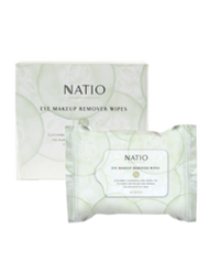 3 PACK OF Natio Sensitive Eye Makeup Remover Wipes 30