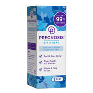 3 PACK OF Pregnosis Dip & Read Early Detection Pregnancy Test 1 Test