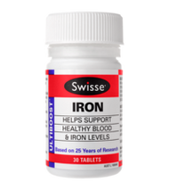 3 PACK OF Swisse Ultiboost Iron 30 Tablets