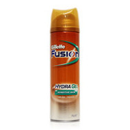 3 PACK OF Gillette Fusion Hydra Gel Sensitive Shave Gel 195G