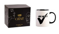 3 PACK OF Gibson Gifts Less Chat Mug Just Brew It