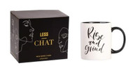 3 PACK OF Gibson Gifts Less Chat Mug Rise And Grind