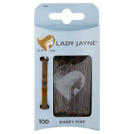 3 PACK OF Lady Jayne Bobby Pin Brown Value  Pack 100 Pack