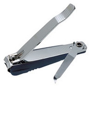 3 PACK OF Manicare Toe Nail Clipper With Catcher & File