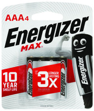 3 PACK OF Energizer Batteries Max E92 Aaa (4 Pack)