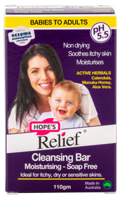 3 PACK OF Hopes Relief Cleansing Bar Soap Free 110G
