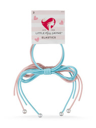 3 PACK OF Lady Jayne Little Miss Jayne Bow Elastics 2 Pack