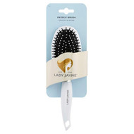 3 PACK OF Lady Jayne White Nylon Ball Tipped Cushion Pad Brush