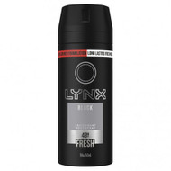 3 PACK OF Lynx Men Body Spray Black 165ml