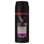 3 PACK OF Lynx Men Body Spray Excite 165ml