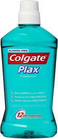 3 PACK OF Plax Mouthwash Freshmint 1 Litre