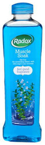3 PACK OF Radox Bath Salts Muscle Soak 500G