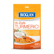 3 PACK OF Bioglan Hi-Zorb Turmeric Powder 100g