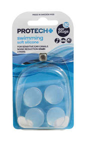 3 PACK OF Protech Ear Plugs Swimming Silicone 2 Pair