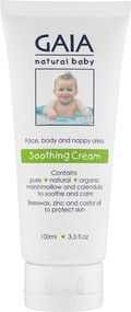 3 PACK OF GAIA Natural Baby Soothing Cream 100ml