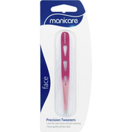 3 PACK OF Manicare Precision Tweezers Pink