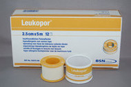 3 PACK OF Leukopor Paper Tape 2.5Cmx5M (2472)