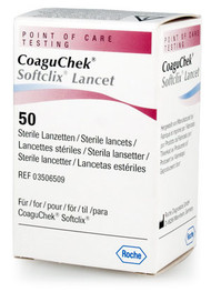 3 PACK OF CoaguChek XS Softclix 50 Lancets