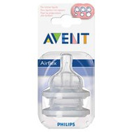 3 PACK OF Avent Silicone Teat Variable Flow 2 Pack