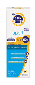 3 PACK OF Ego SunSense Sport SPF 50+ 50ml