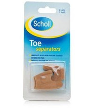 3 PACK OF Scholl Toe Separators Super Soft