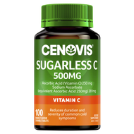3 PACK OF Cenovis Sugarless C 500mg Orange Flavour 100 Tablets