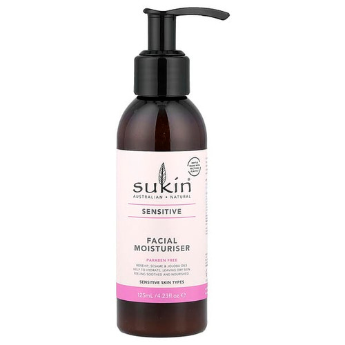 <img alt="Sukin, Facial Moisturiser, Sensitive, 4.23 fl oz (125 ml)" title="Sukin, Facial Moisturiser, Sensitive, 4.23 fl oz (125 ml),9327693002175"