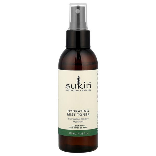 <img alt="Sukin, Hydrating Mist Toner, All Skin Types, 4.23 fl oz (125 ml)" title="Sukin, Hydrating Mist Toner, All Skin Types, 4.23 fl oz (125 ml),9327693000355"